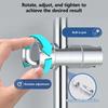 Shower Accessory Handheld Head Grip Universal Handheld Brackets Secure Handheld Shower Mount Tool Frees Installation
