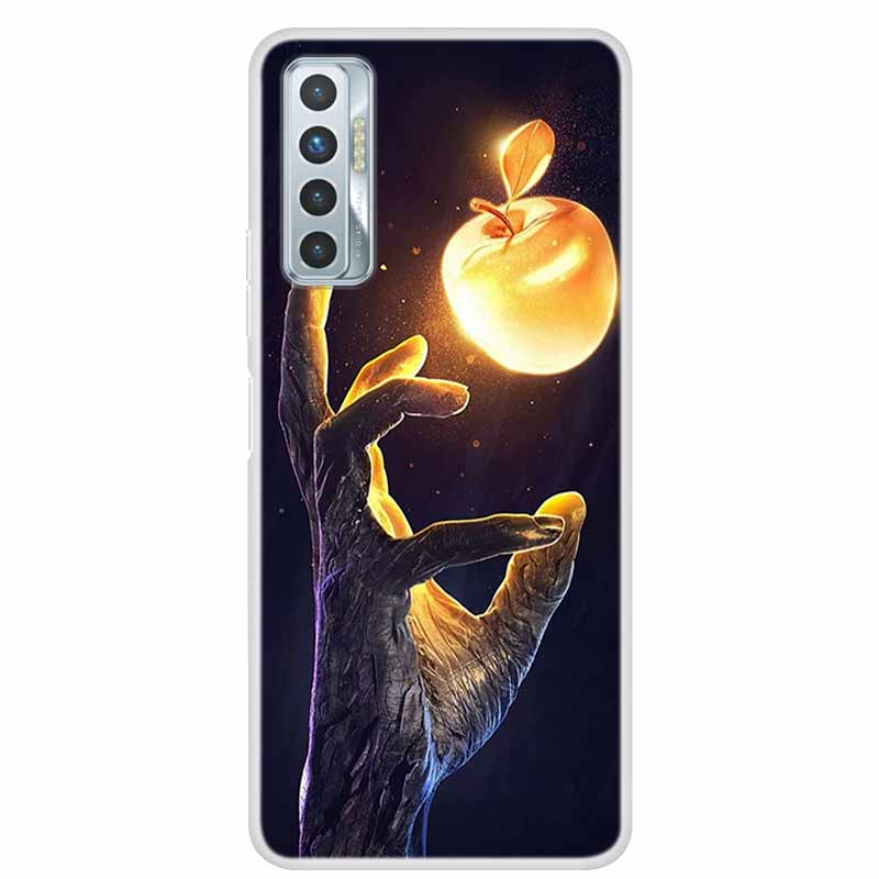 For Tecno Camon 17P Case Luxury Silicone TPU Soft Cover Phone Case For Tecno Camon 17 CG7 CG6 1 7 Coque Shockproof Cartoon Funda