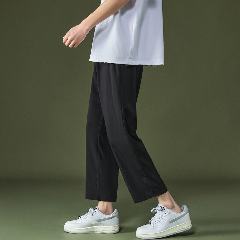 Mens Wide Leg Pants Light Weight 