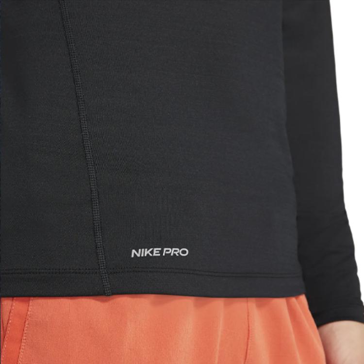 Nike Dri-FIT Pro Slim Fit Long Sleeve Training Top Men Tops Black CU4971-010