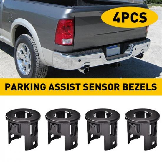 For 14-2018 Ram 1500 Frontrear Outer Bumper Parking Assist Sensor Bezels Eoa
