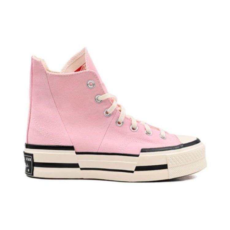 Converse Chuck 70 Plus High Sunrise Pink Unisex Sneakers Egret A04366C