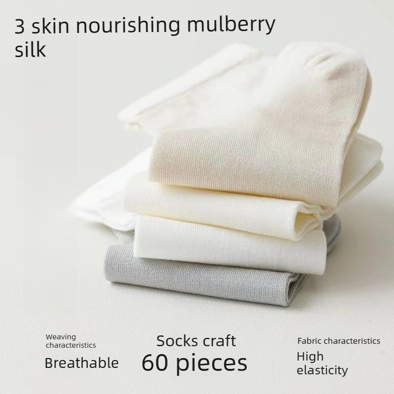 Female Summer Thin Style Breathable Moon Son Boneless Short Tube Cool Feeling Ice Socks