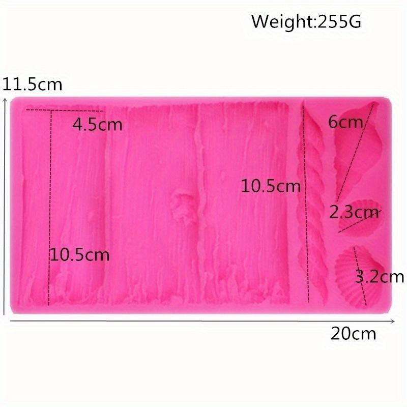 Retro Bark Conch Silicone Fondant Mold Diy Chocolate Baking Cake Border Decoration Mold