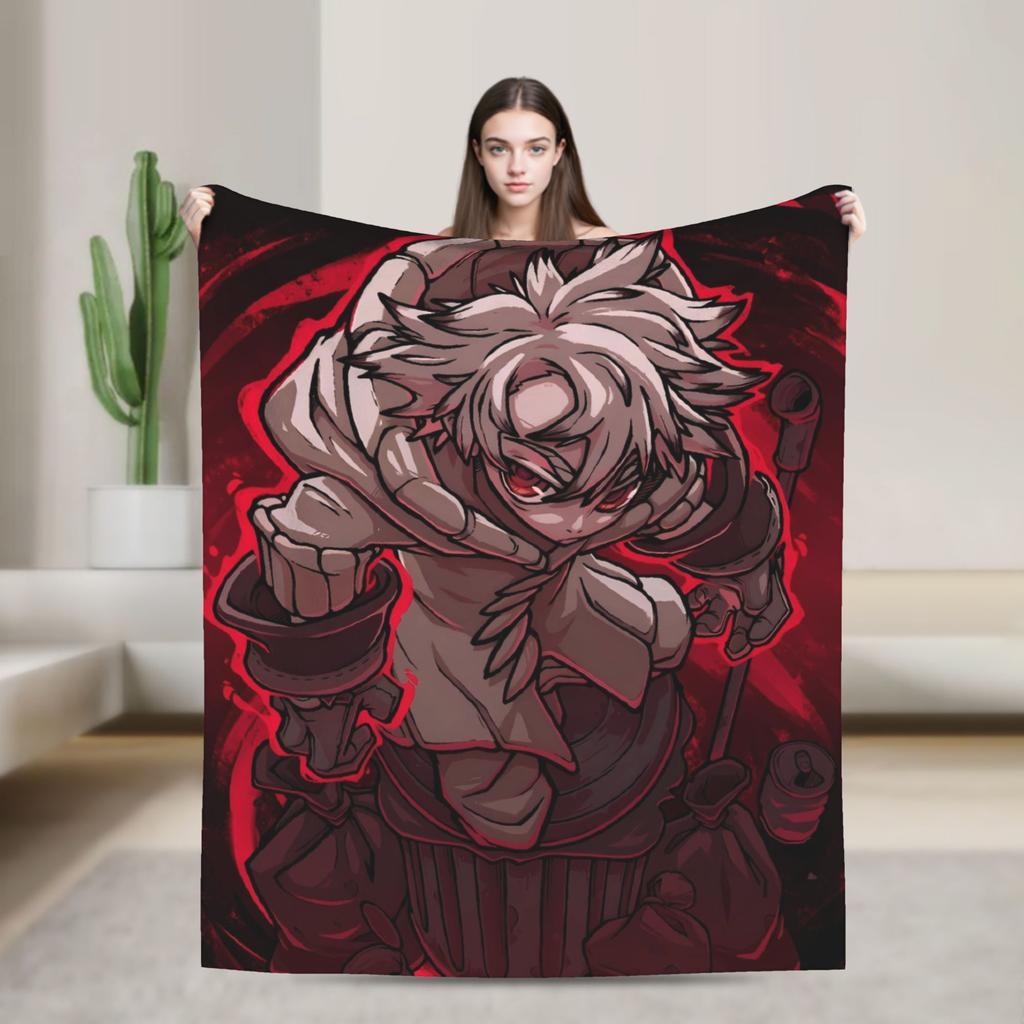 Gachiakuta Manga Rudo Decke Qualität Warm Weich Überwurfdecke Winter Flugzeugreise Wohnzimmer Lustige Tagesdecke