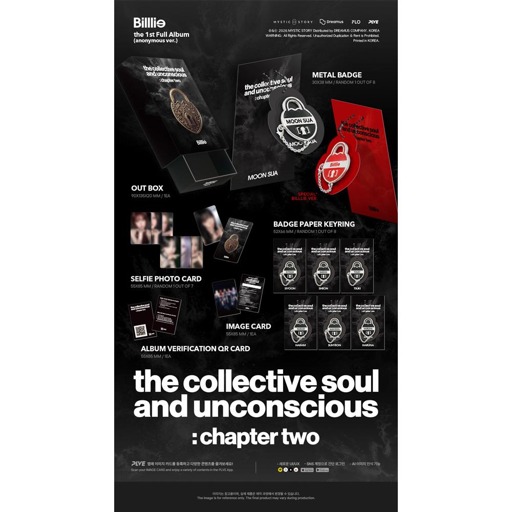 [Pre-Order] Billlie Collective Soul Chapter Two Kpop Album Photocard Official Anonymous Version