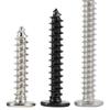 CA Black Nickel Plated Carbon Steel Super Ultra Thin Flat Wafer Cross Phillips Head Screw M1.2~M4 Self-Tapping Wood Screws