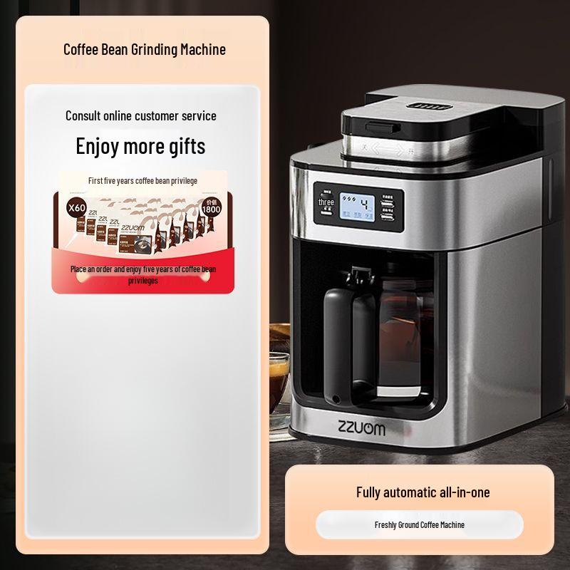 Smart Fully Automatic Coffee Maker with Grinder and Insulation for Freshly Ground Coffee