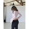 New Women's Lace T-shirt Versatile Tops for Women to Wear Sexy and Slimming Hollow Design High-end Base