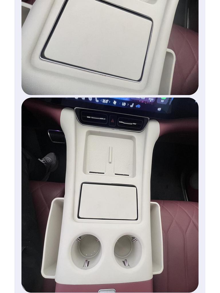 Silicone Anti-Slip Center Console Pad & Wireless Charger for AITO M8