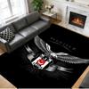 Tappeto Antiscivolo in Velluto di Cristallo, Tappeto con Design Besiktas per Interni Soggiorno Camera da Letto Decorazione Casa