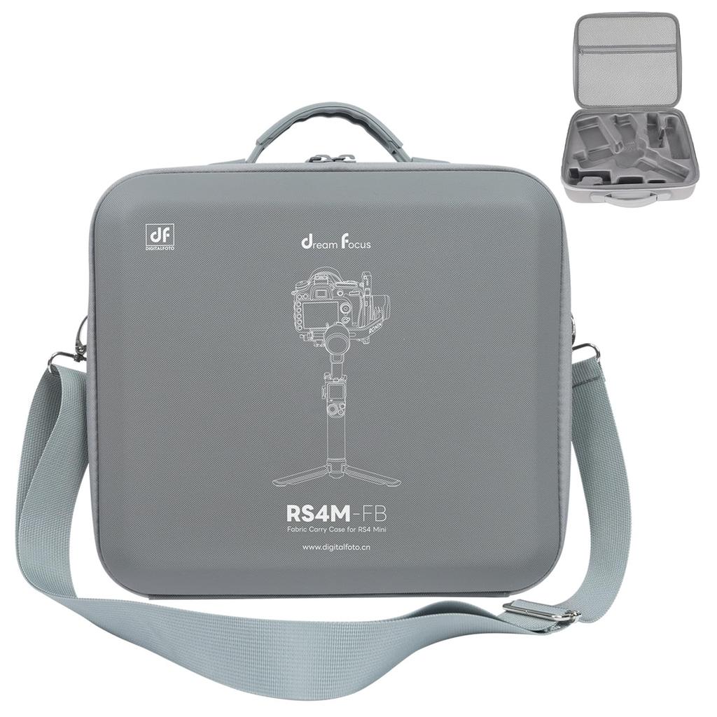 DF DIGITALFOTO DJI RS4 Mini Portable Travel Hardshell Gimbal Case with Quick Release Data Mobile Phone with RS4 Mini Accessories Case, Handbag, Head,