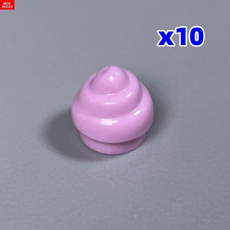 MOC Bricks Food Cookie Bone Pretzel Bagel Biscuits Waffle Chips Hot Dog Bread Pizza Milk Educational Building Blocks Kids Toys