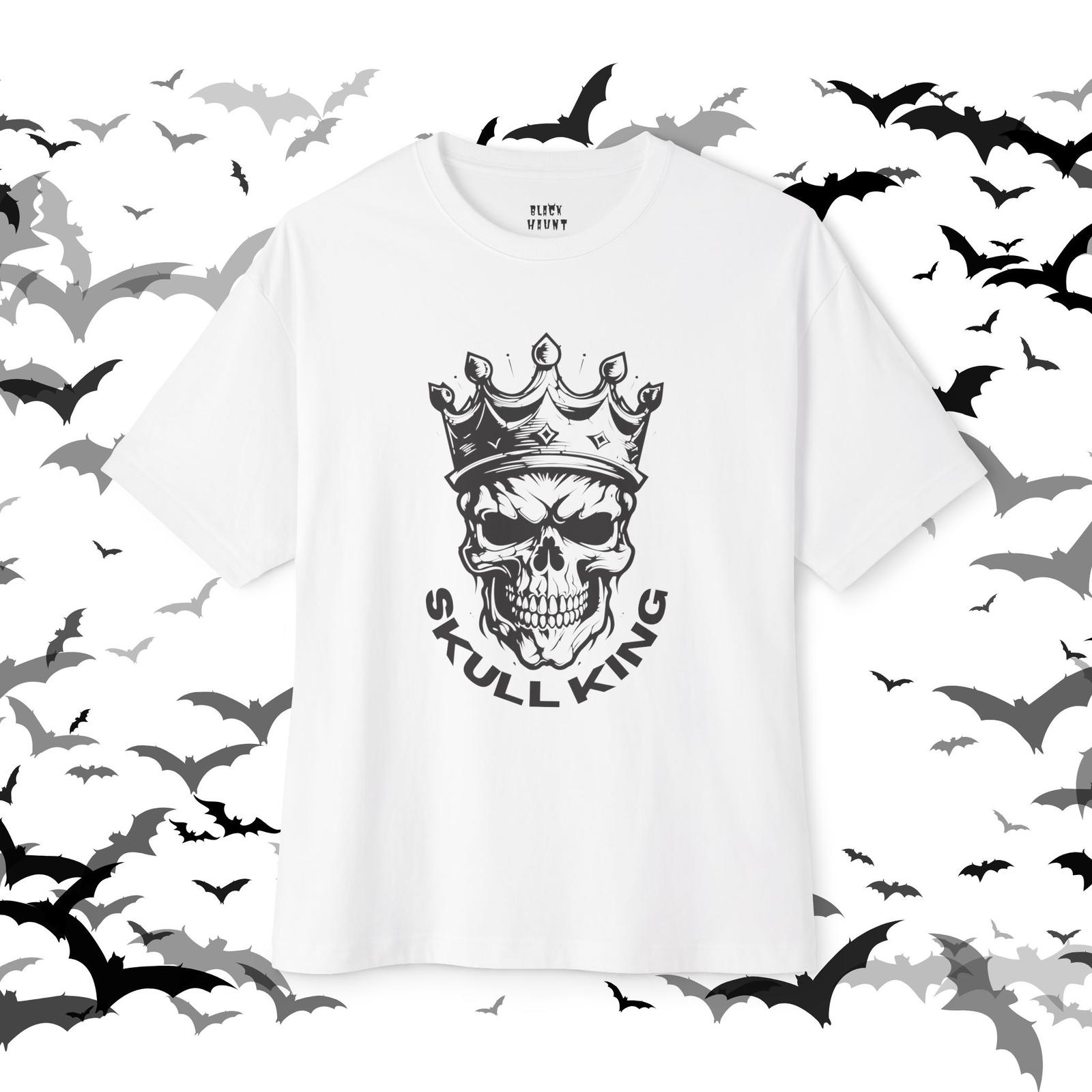 BLACK HAUNT-Skull King Graphic Tee, Unisex Oversized Boxy T-Shirt, Perfect Gift S разноцветный