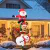 2.4M 8FT Hanging Christmas Inflatables Decorations Santa Claus Reindeer Snowman Xmas Decor Outdoor Indoor Home Party