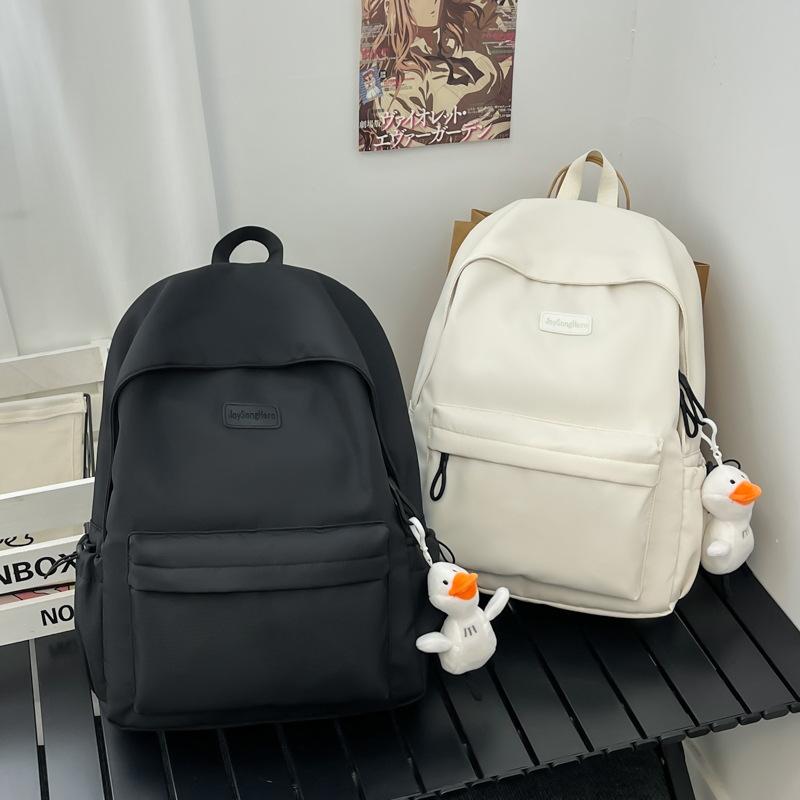 Schoolbag large capacity high value backpack commuter college style school bag high value male cute Korean version computer backpack