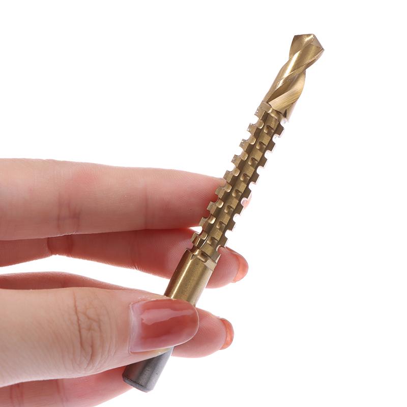 6Pcs Cobalt Left Hand Drill Bit Set Screw Metric Composite Tap Drill Bit Tap