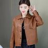 Coat for Women Thickened Plush Autumn Winter Oversize Loose Casual Leather Button Jacket