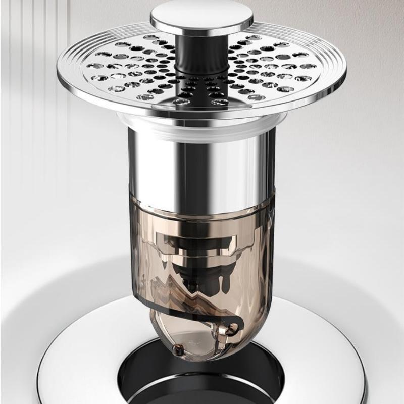 1Pcs Anti-Leak Water Stopper Anti-Odor Replacement Core Press Spring‑Loaded Basin Drain Stopper For Bathroom Sink Washbasin
