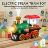 Electric Toy Train For Kids With Light Music And Mist Function Vintage Design 18x9.5x14cm ABS Material