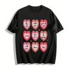 Valentine's Day Love Slogan Print Couple Tops Casual Loose Tees Pure Cotton T-shirt