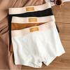 Boxeri pentru bărbați Elastic cu talie mijlocie Culoare uni Moale Respirabil U Convex Uscare rapidă Reține umezeala Plus mărime Cusături ferme Chiloți pentru bărbați Lenjerie de corp