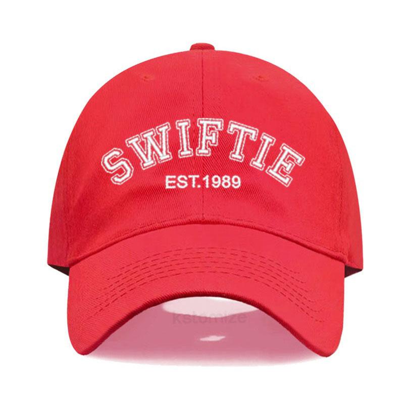 SWIFTIE 1989 Stickerei Baseballkappe für Männer Frauen Unisex Gewaschene Baumwolle Dad Hat Sonnenhut Geschenk Fans Outdoor-Sport Dropshipping