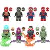 Superhrdina Spider-man Černozlatý oblek Dr. Akční figurka Mini stavebnice Sada 8 kusů