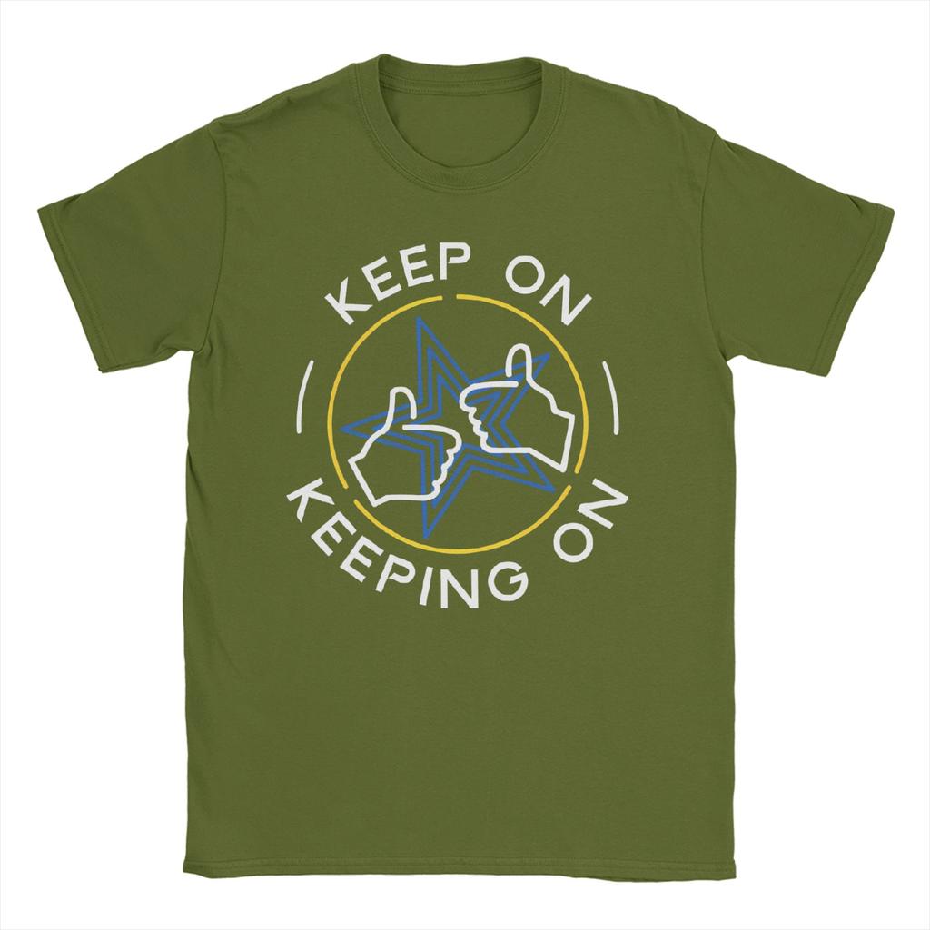 Death Stranding Keep On Keeping On T Shirt Men Women Pure Cotton for Male TShirts Tees Short Sleeve Clothing Graphic Printed