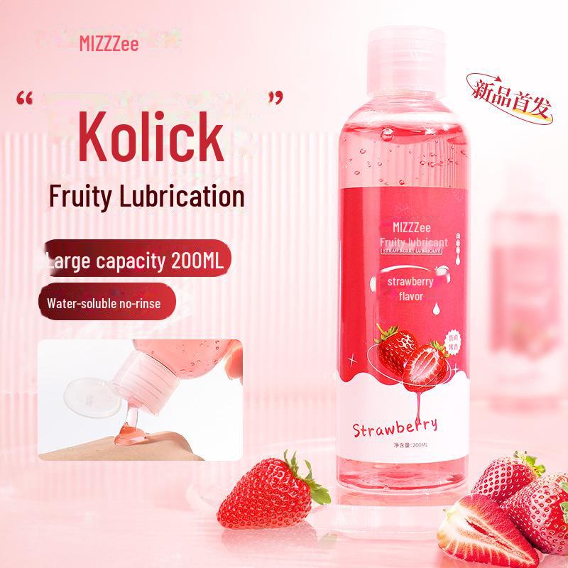 Miji Erdbeergeschmack Fruchtiges Gleitmittel für den Intimbereich