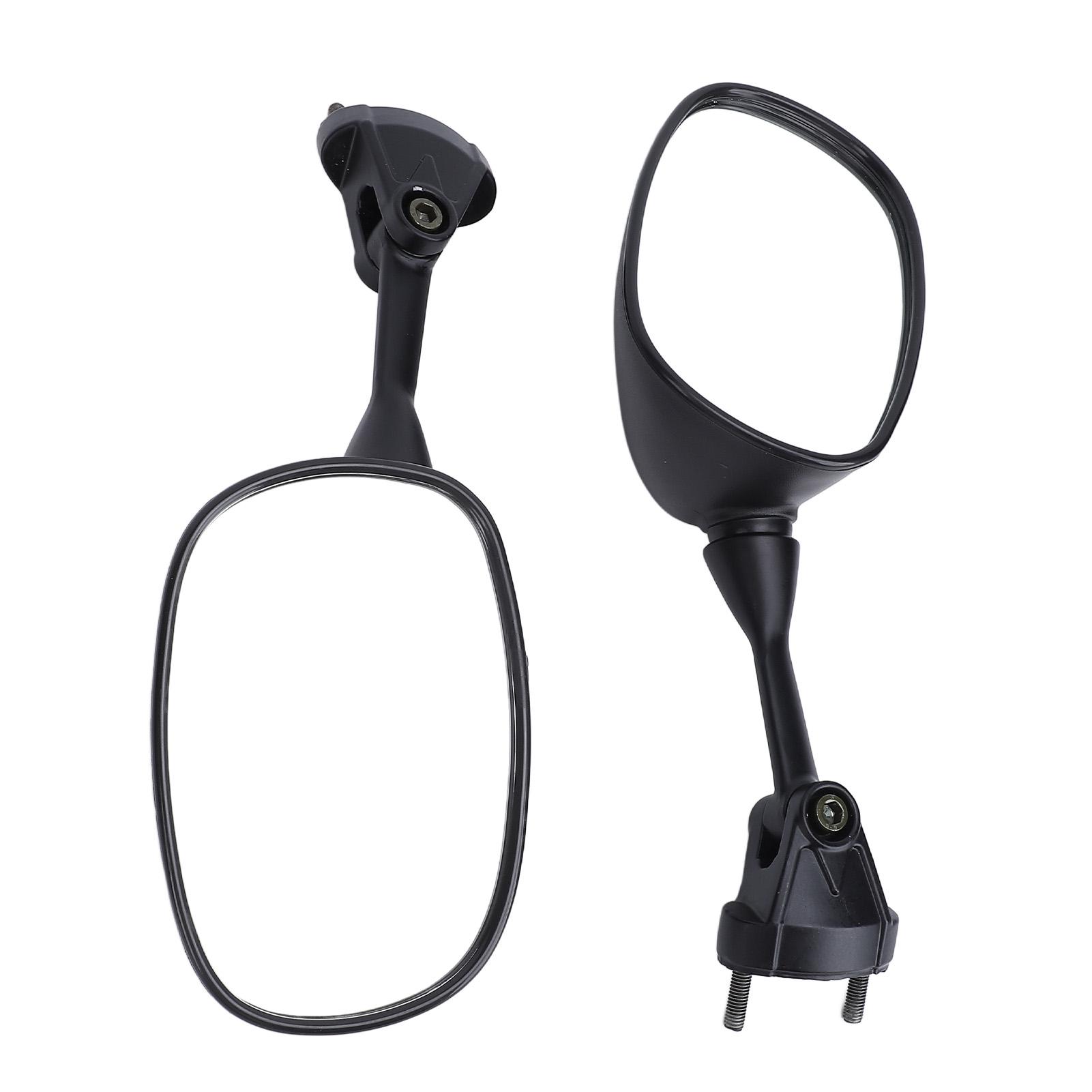 

Motorcycle Rearview Mirror 360 Degree Adjustable Wide Viewing Angle Rotating Mirrors for ZX6R