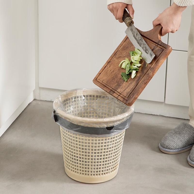 Jiemengzhe Press-Type Rubber Trash Can