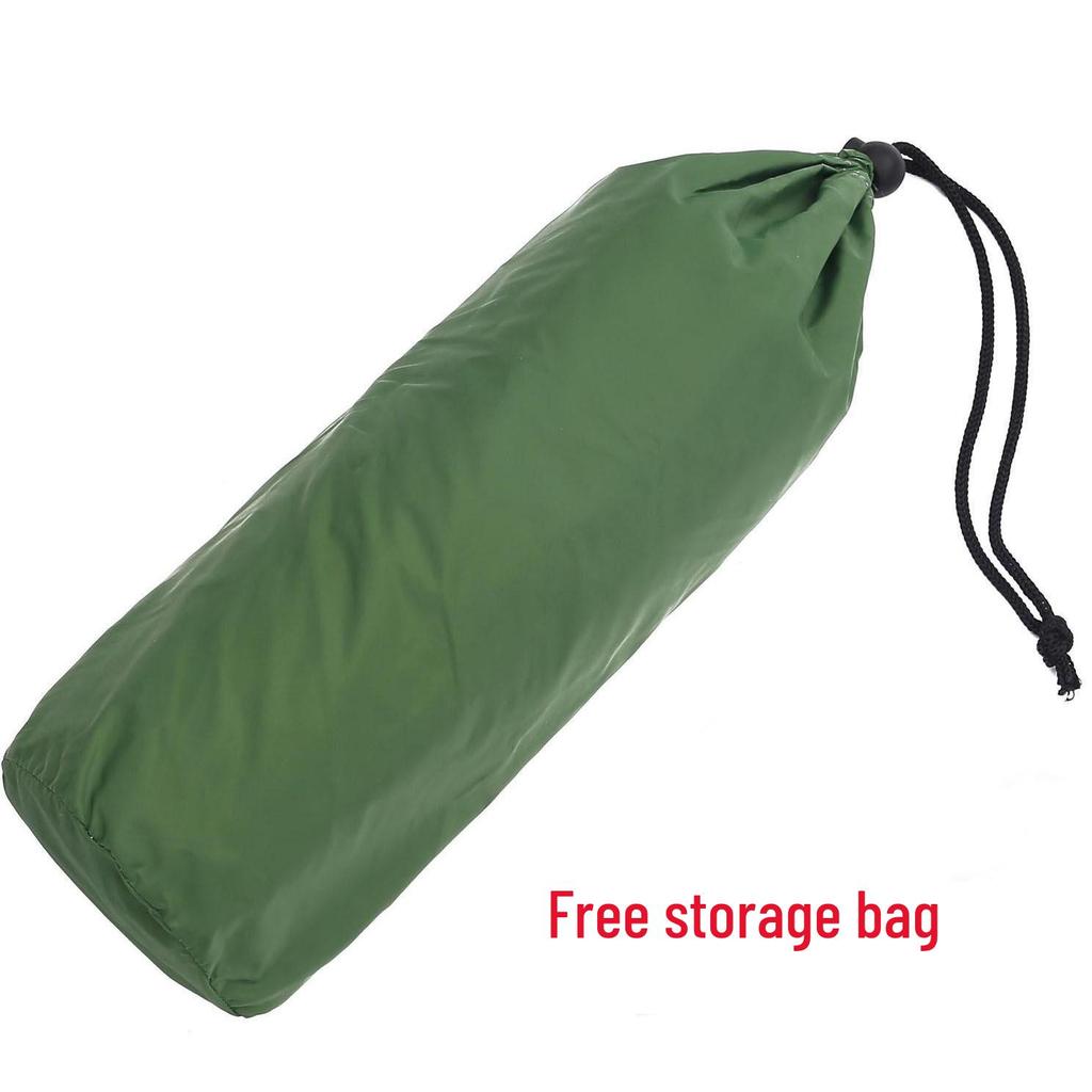 Inflatable Lightweight Camping Mat - Single Person, Moisture-Proof, Portable & Thickened for Outdoor Use