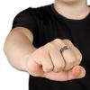  charm Buddhist Scriptures Open Adjustable Ring Feng Shui Amulet Blessing