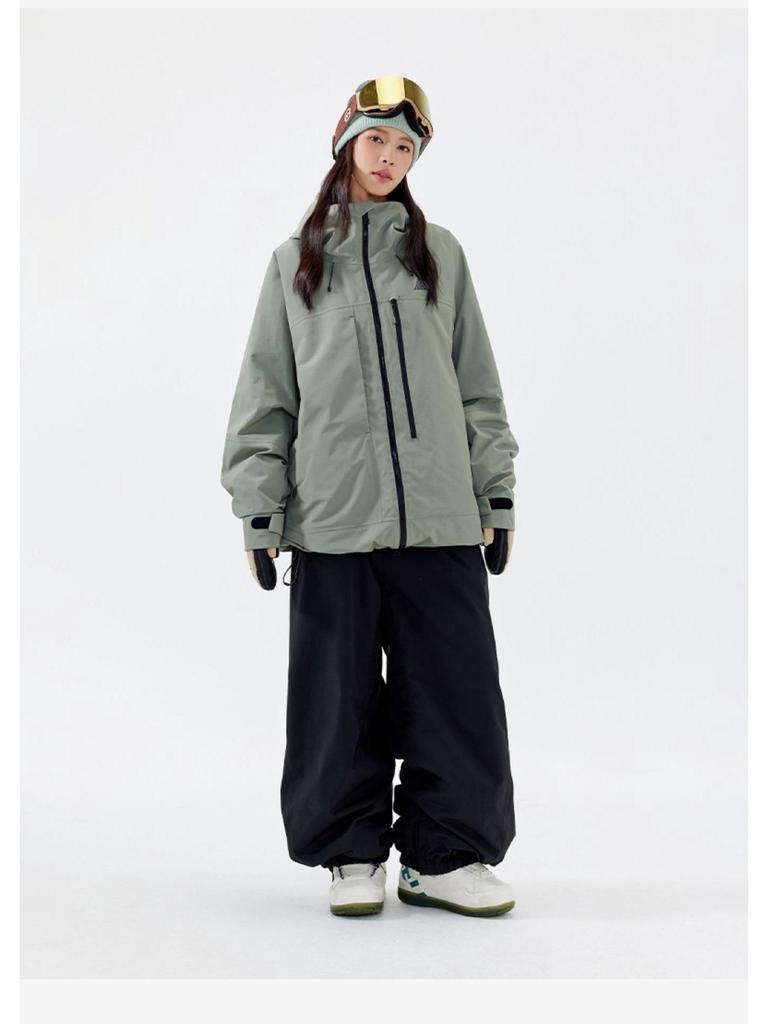Unisex Windproof Waterproof Ski Pants: Warm, Loose Fit, Plus Size, Wear-Resistant for Men & Women