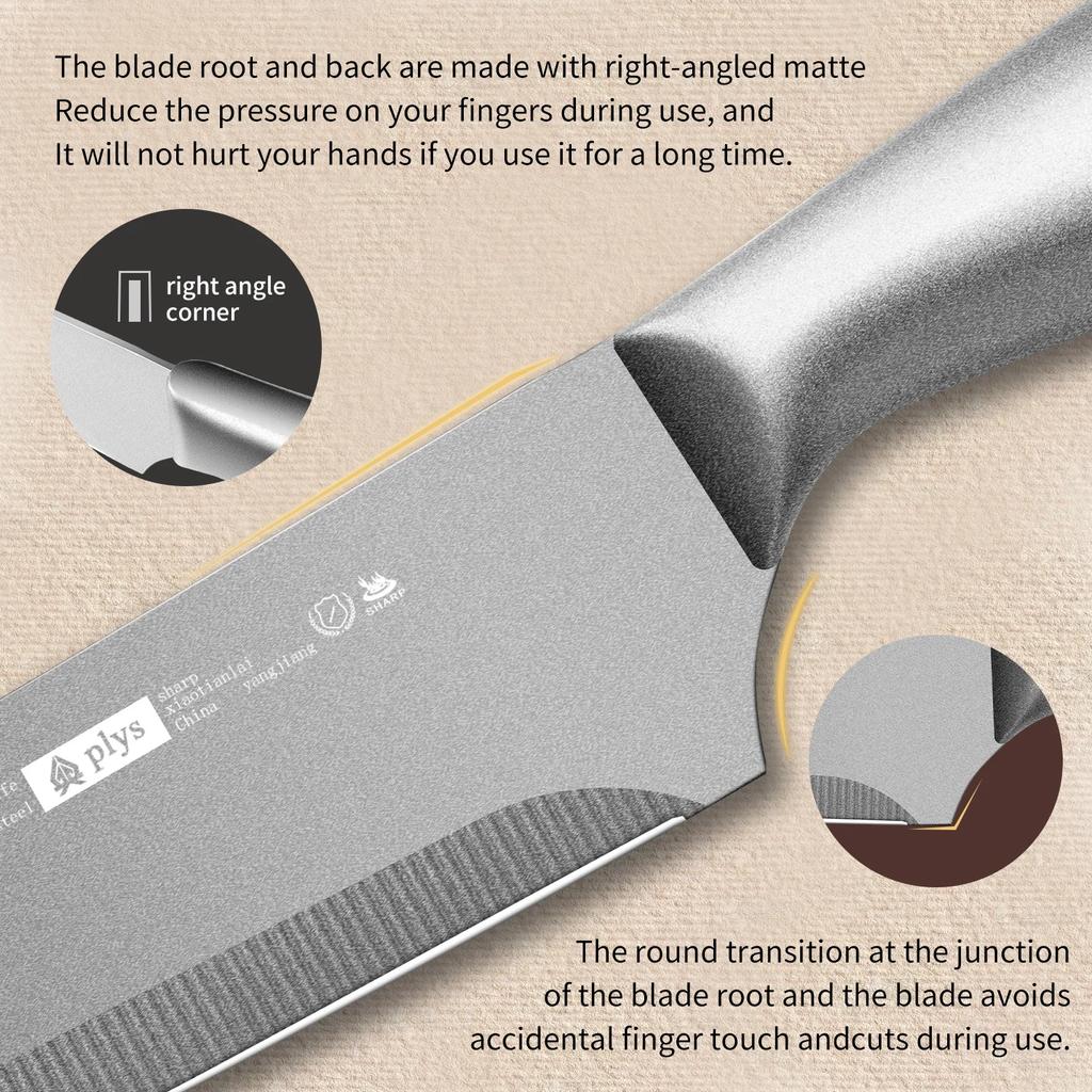 Titanium plated all steel kitchen knife,professional chef knife,sharp fruit knife,bacterial corrosion resistance,kitchen lools