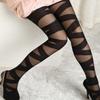 Stockings Wholesale Cross Binding Stockings European and American Personalized Lace-up Pantyhose Female Foreign Trade Twill Pant