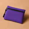 Mini porte-monnaie en toile à fermeture éclair simple, pochette de rangement pour enfants, poche pour argent, couleur unie, porte-monnaie, porte-clés, pour femmes et hommes, mignon, mini porte-monnaie