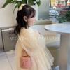 Stylish Mini Pu Bucket Bag For Girls With Chain Crossbody Design Perfect For Kids