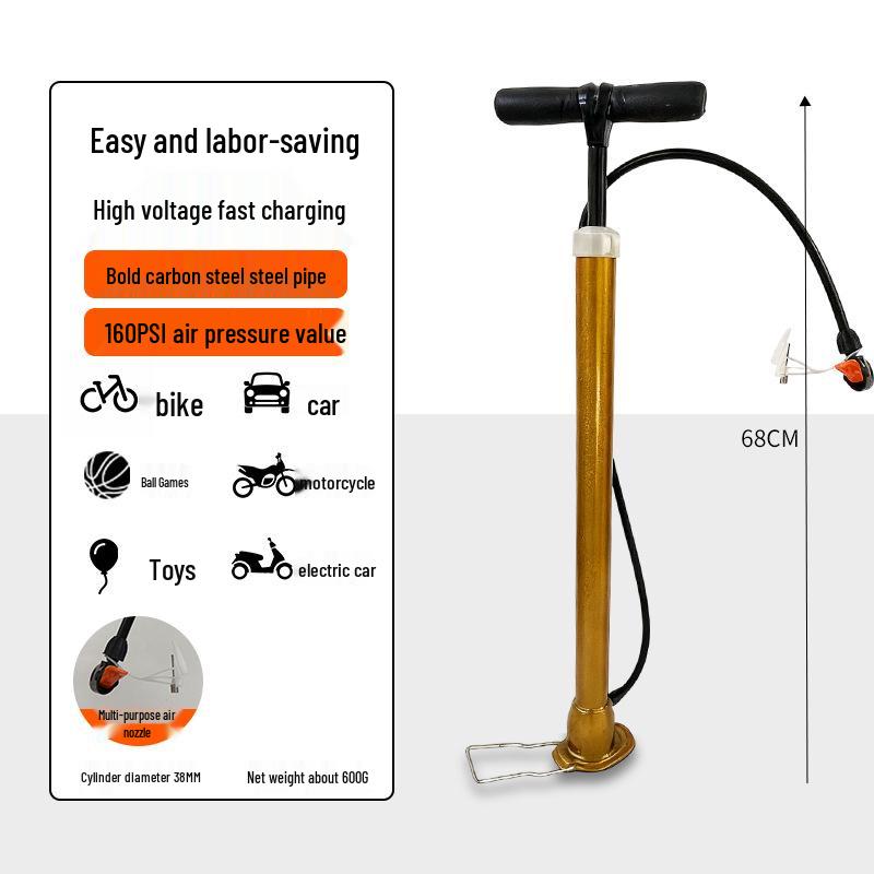 Universal Electric High-Pressure Air Pump for Bicycles, Cars, and Outdoor Use (2025 Model)