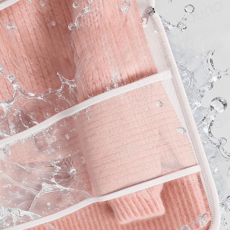 Atmungsaktive Anti-Verformungs-Wäschebeutel für den Gebrauch in der Haushaltswaschmaschine. Vielseitig für Pullover, Schals, Mäntel