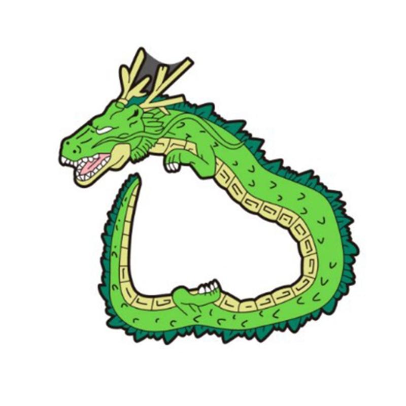 

Retro Dragon Enamel Pin Unique Cartoon Hat Pins Metal Badge Dragon Shape Brooch Alloy Material Suitable for Stylish Hats 1