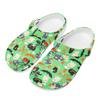 Printed EVA Clogs Women Men Soft Lightweight Breathable Slip On Garden Shoes Beach Pool Bathroom Home Leisure Wear