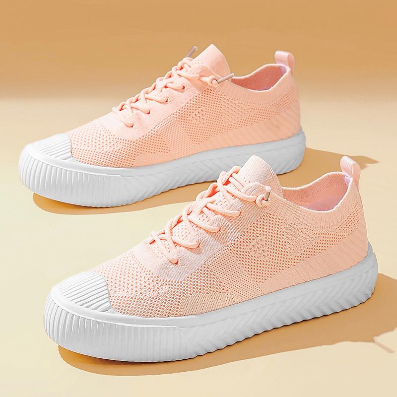 Men's and Women's Casual Shoes Breathable Walking Mesh Flat Comfortable Fashion Sports Training Fitness Lightweight Large Size46
