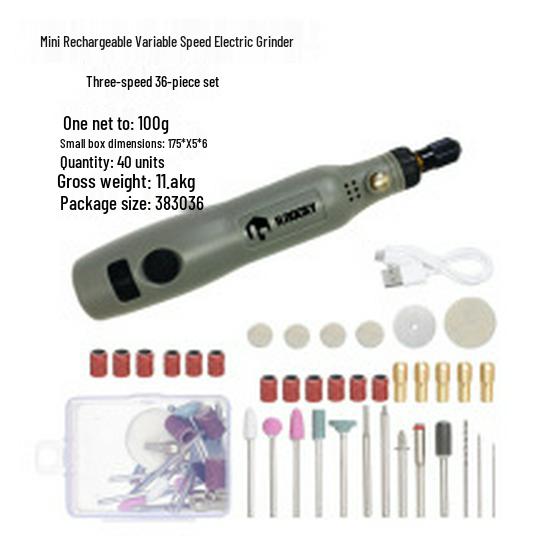 High-Power Multifunctional Handheld Electric Grinder and Polisher for Jade Carving