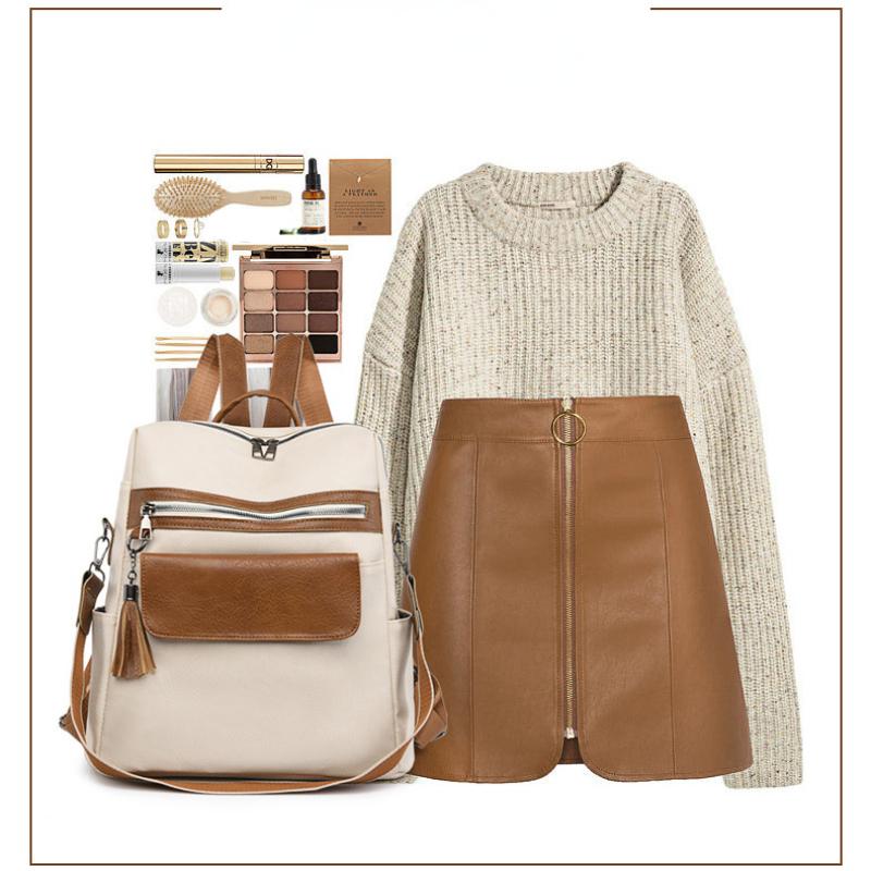 Женский рюкзак из мягкой кожи — фото 13