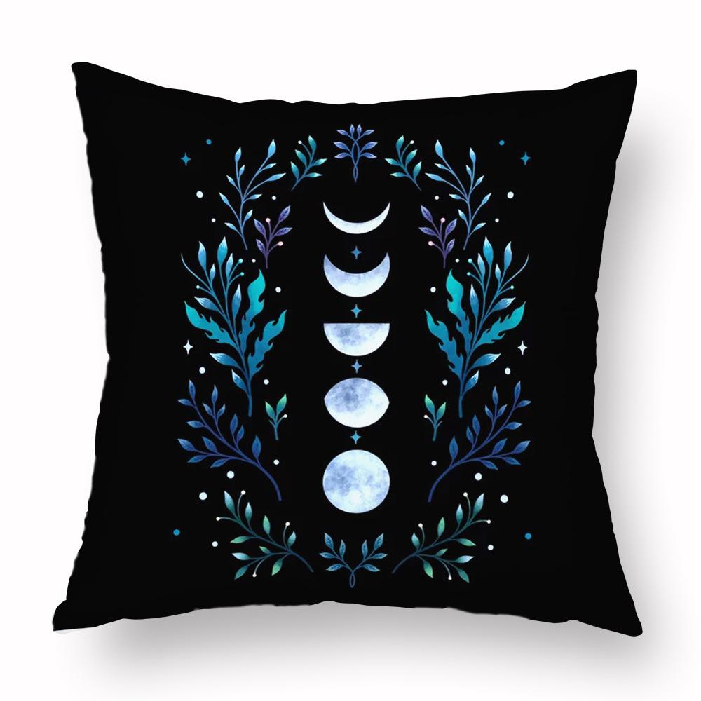 Magic Psychedelic Moon Pillowcase Decoration Room Aesthetics Butterfly Pillowcase Bedroom Living Room Home Decoration Pillowcase