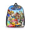 Mario Cartoon Backpack For Elementary Boys With Breathable Lightweight Oxford Fabric