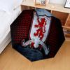 Red Lion Football Club Automatic Folding Umbrella - 8-Rib Travel Umbrella with Auto Open/Close & Portable Gifts for Holidays or Birthdays