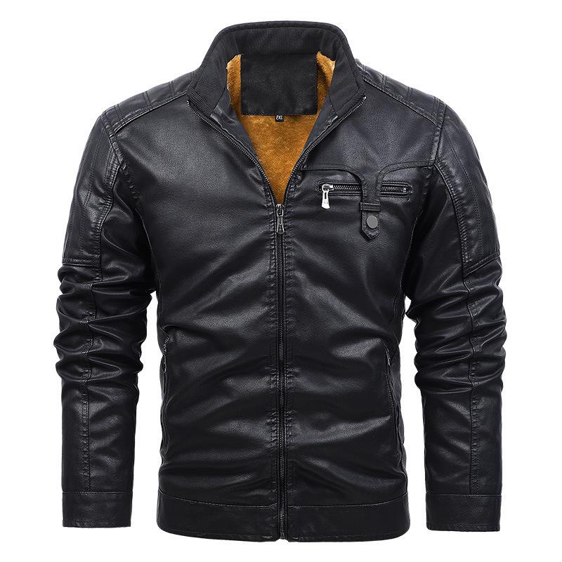 Herren Europäische PU-Lederjacke - Stil 2188